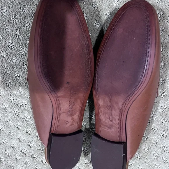 Sam Edelman Women's Camel Colored Loafers - Picture 2 of 4